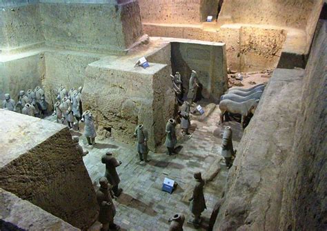 excavating the tomb of chinas first emperor|qin shi huang burial site.